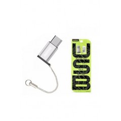 Adaptateur remax Micro USB vers Lightning Argent