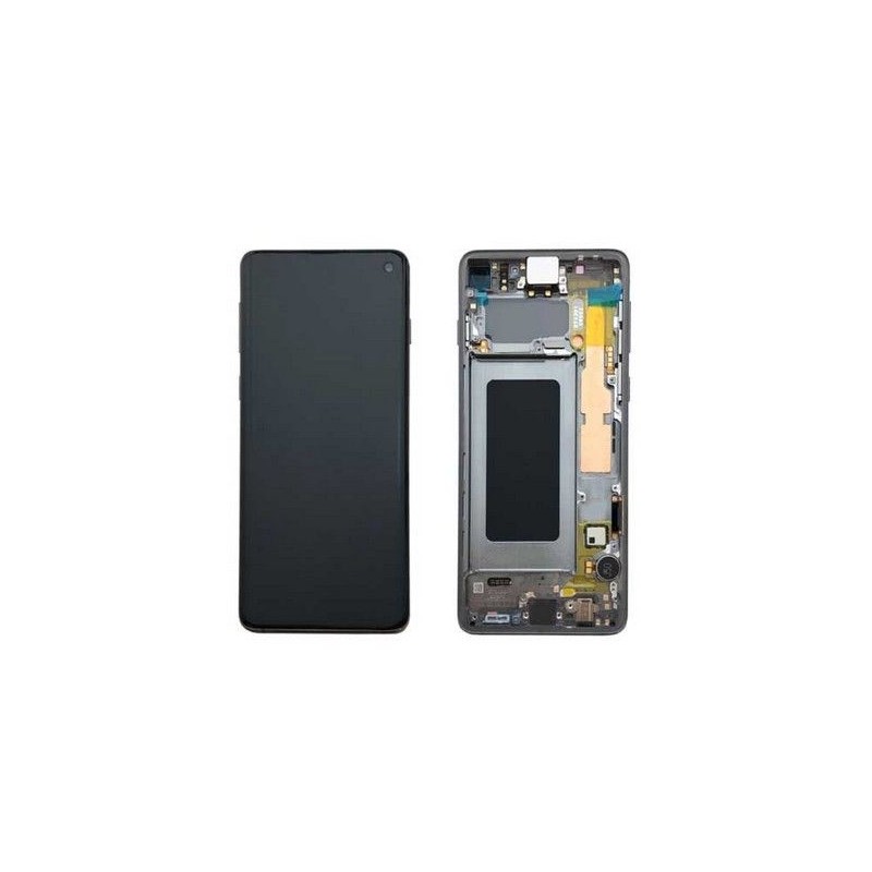 Ecran Samsung S10 Plus (SM-G975F) Noir Service Pack