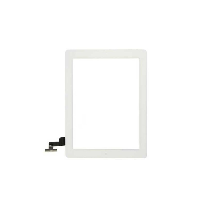 vitre iPad 2 Blanc avec adhésifs