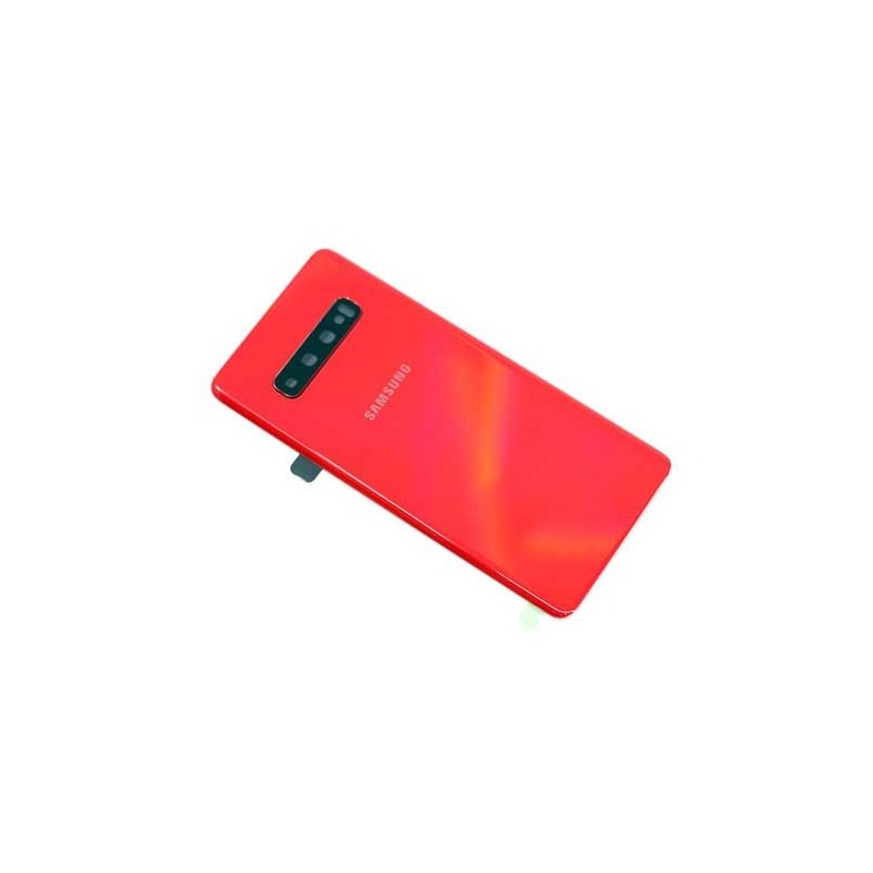 Back cover Samsung S10+ Cardinal rouge Service pack