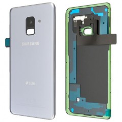 Back Cover Samsung A8 2018 Duos couleur Gris Service Pack