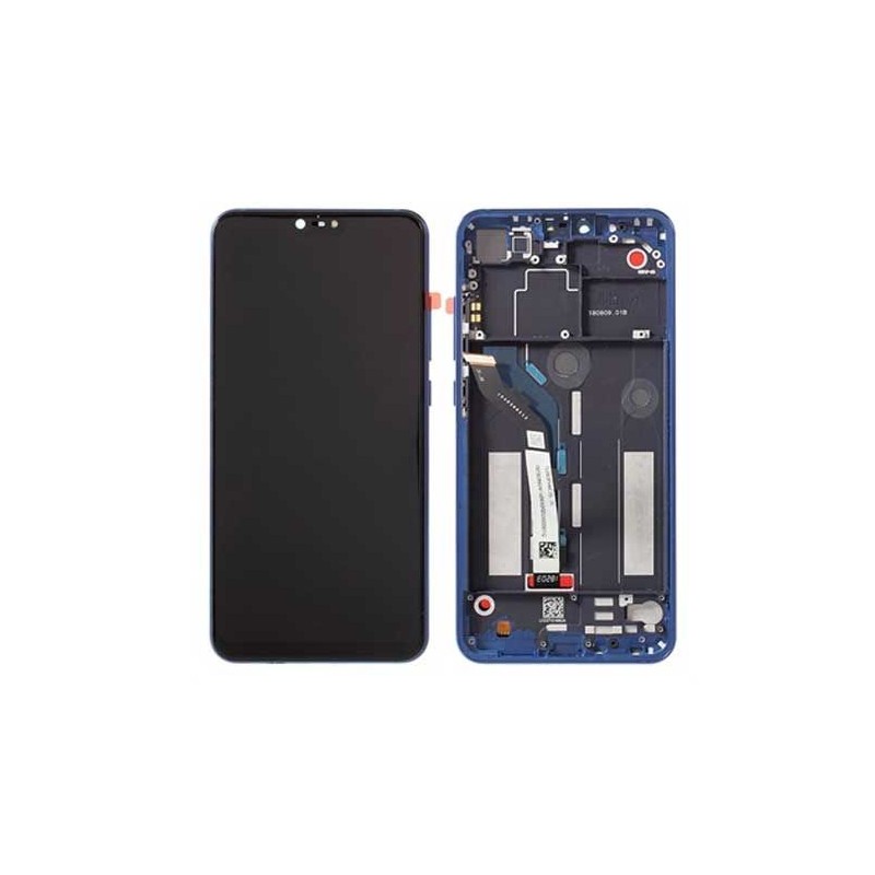 Ecran Xiaomi Mi 8 Lite Bleu Avec chassis