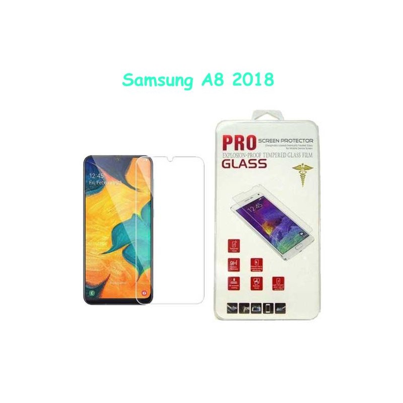 Verre trempé Classic Pro Glass Samsung A8 2018