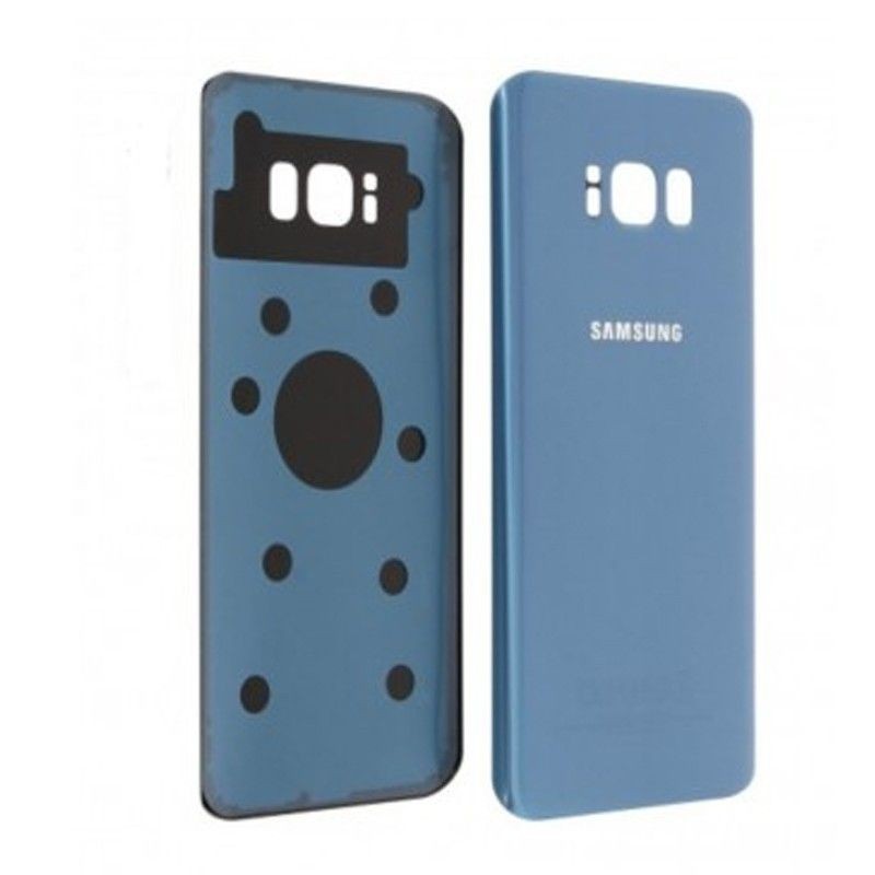 Vitre Arrière Bleue pour Samsung S8 en Service Pack