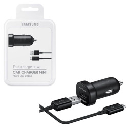 Samsung EP-LN930B - Chargeur pour voiture portable charge rapide Micro USB Noir