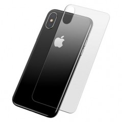 Verre Trempé Back Cover Baseus 0.3mm Full pour iPhone XS Max Transparent (SGAPIPH65-ABM02)