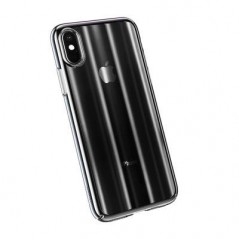 Coque Transparente Noire Baseus Aurora iPhone XS Max (WIAPIPH65-JG01 / WIAPIPH65-JG04)
