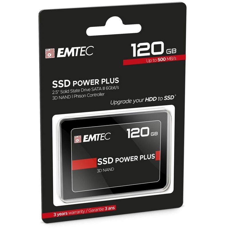 Disque Dur SSD Emtec X150 Power Plus 120Go SATA 2"1/2