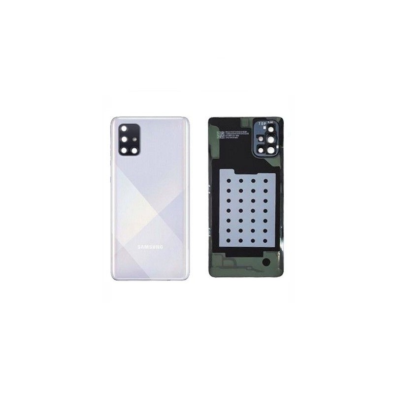 Back Cover Samsung Galaxy A71 (SM-A715) Argent Service Pack