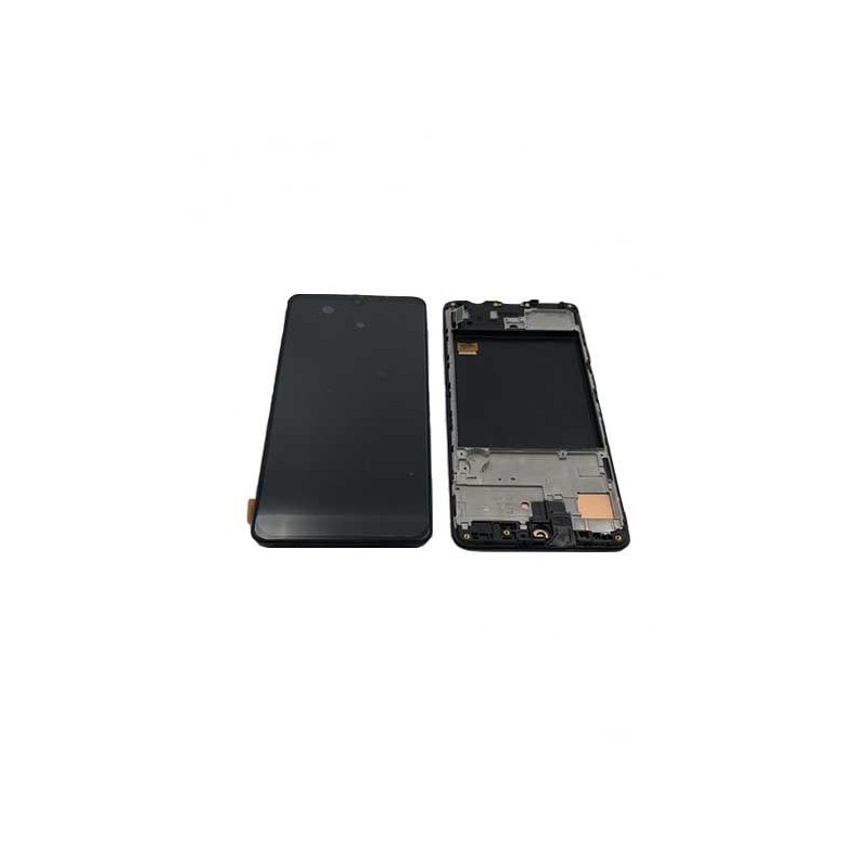 Ecran Oled Samsung Galaxy A51 Noir Avec Châssis