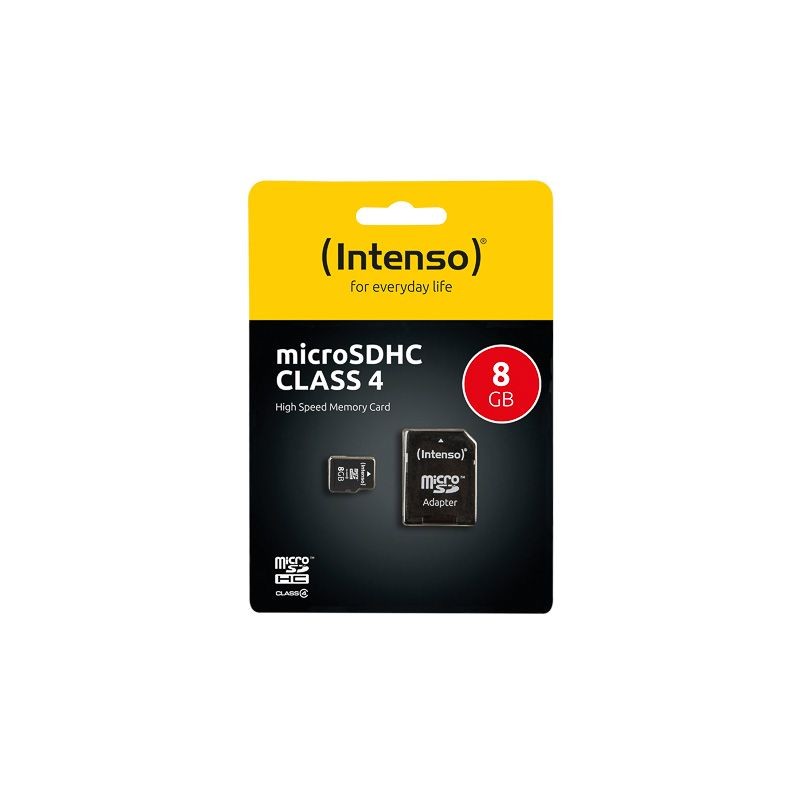 Carte Micro SD Intenso 8Go Class 4