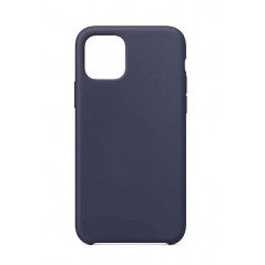 Coque Silicone Grise/Bleue pour iPhone 11 Pro Max