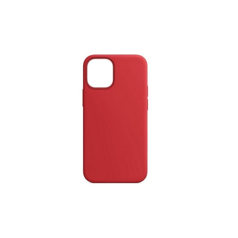 Coque Silicone Rouge pour iPhone 12 Mini