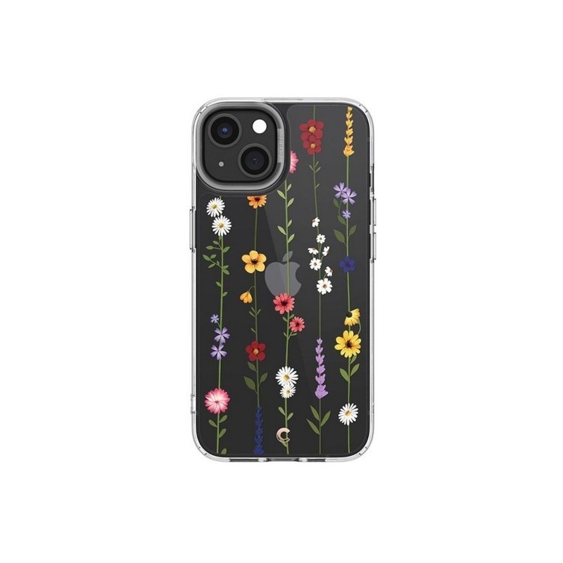 Coque Spigen Cyrill Cecile pour iPhone 13 Jardin de Fleurs Transparente