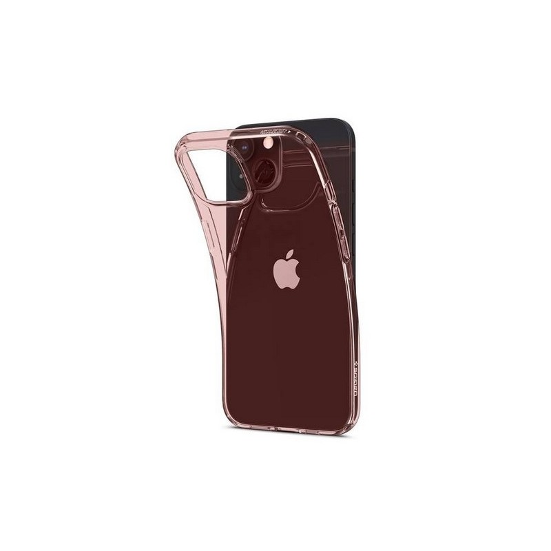 Coque Spigen Crystal Flex pour iPhone 13 Mini Rose Transparente