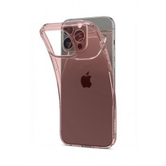 Coque Spigen Crystal Flex pour iPhone 13 Pro Max Rose Transparente