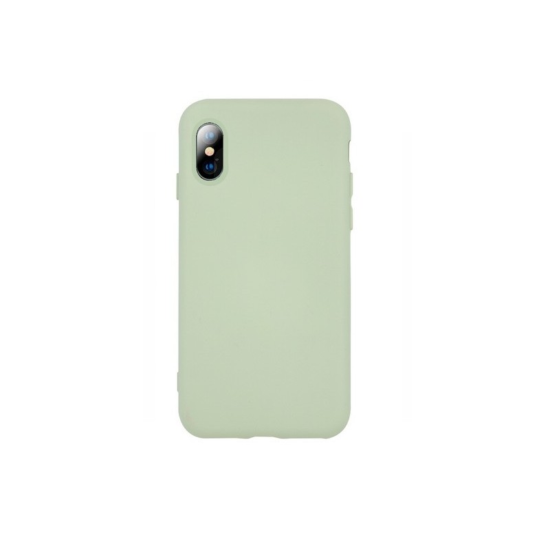 Coque Silicone verte pour iPhone XS Max