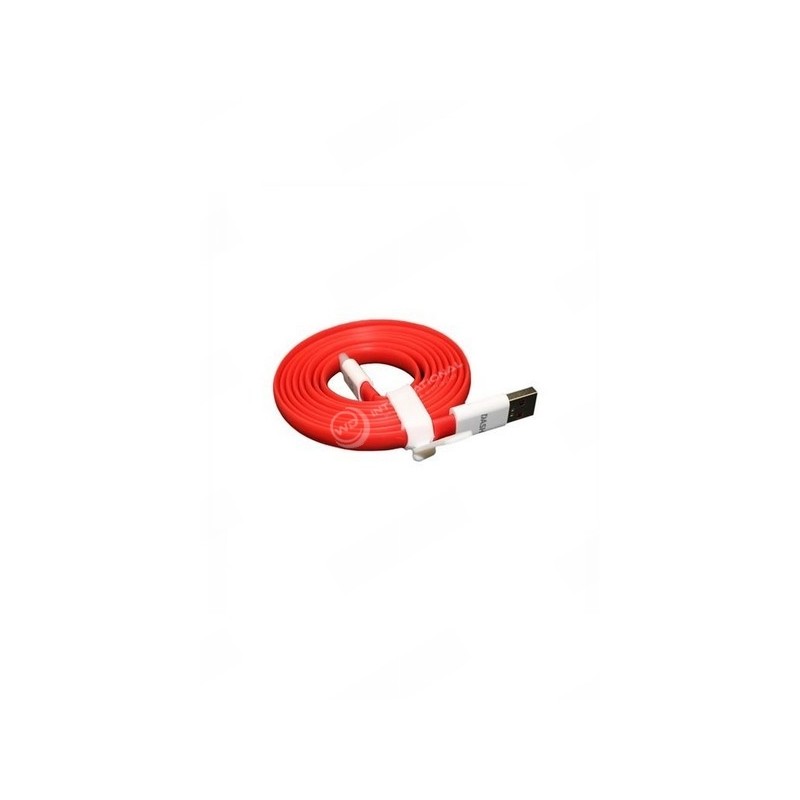 Cable Type C one plus rouge et blanc