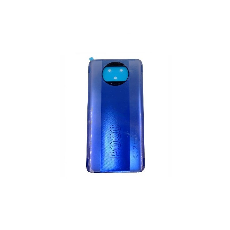 Back Cover Xiaomi Poco X3 Pro Bleu Givré Origine Constructeur