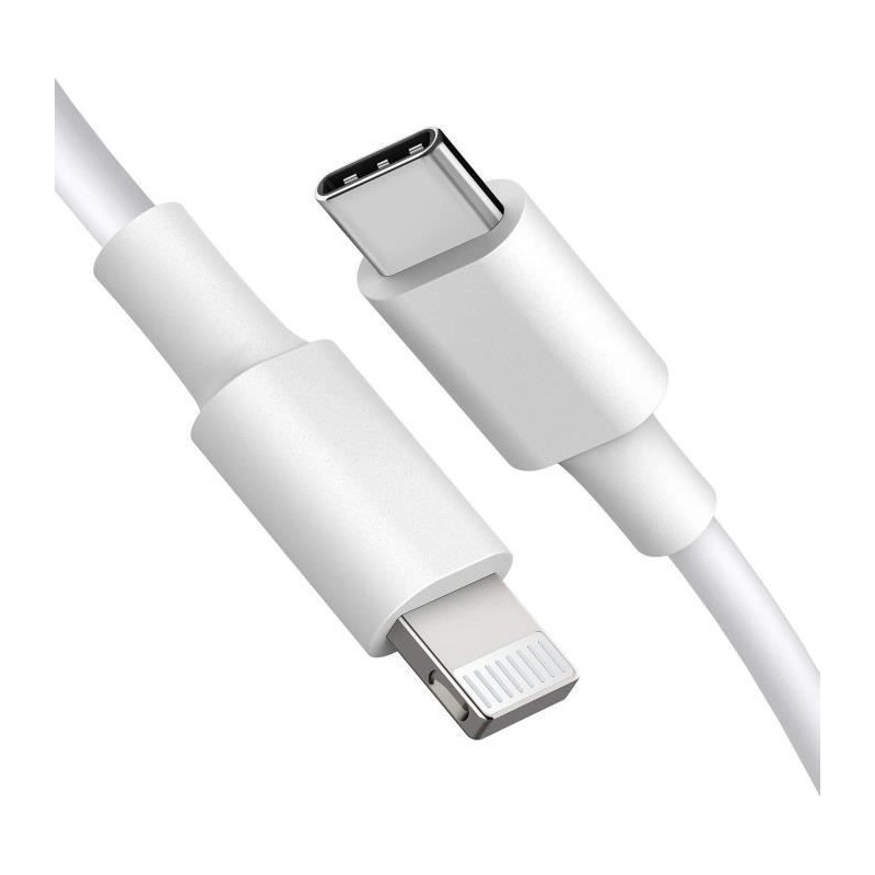 Câble USB-C vers Lightning 1m Blanc - Câbles Lightning