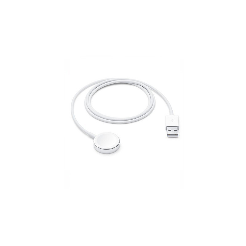 Câble USB de Charge Magnétique pour Apple Watch 1M Blanc