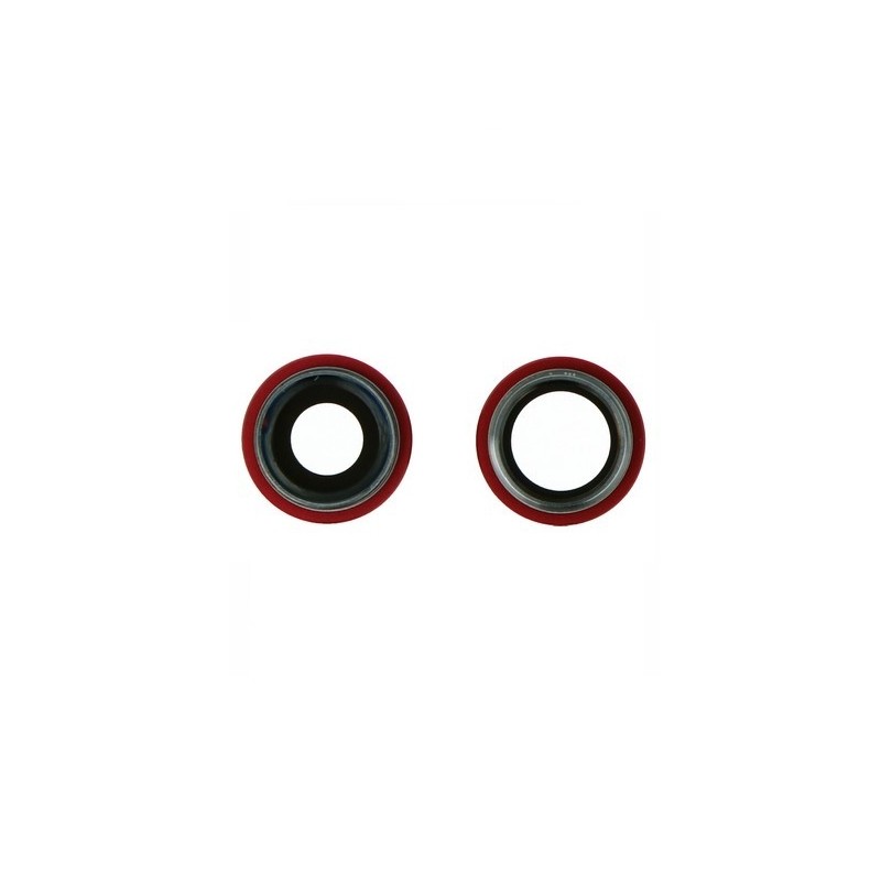 Lentille Caméra pour iPhone 11 Rouge (2 pièces)