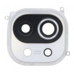 Lentille Avec lunette caméra arrière pour Xiaomi Mi 11 Blanc