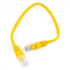 Câble 0.25m UTP Ethernet CableXpert (CAT5e) Jaune