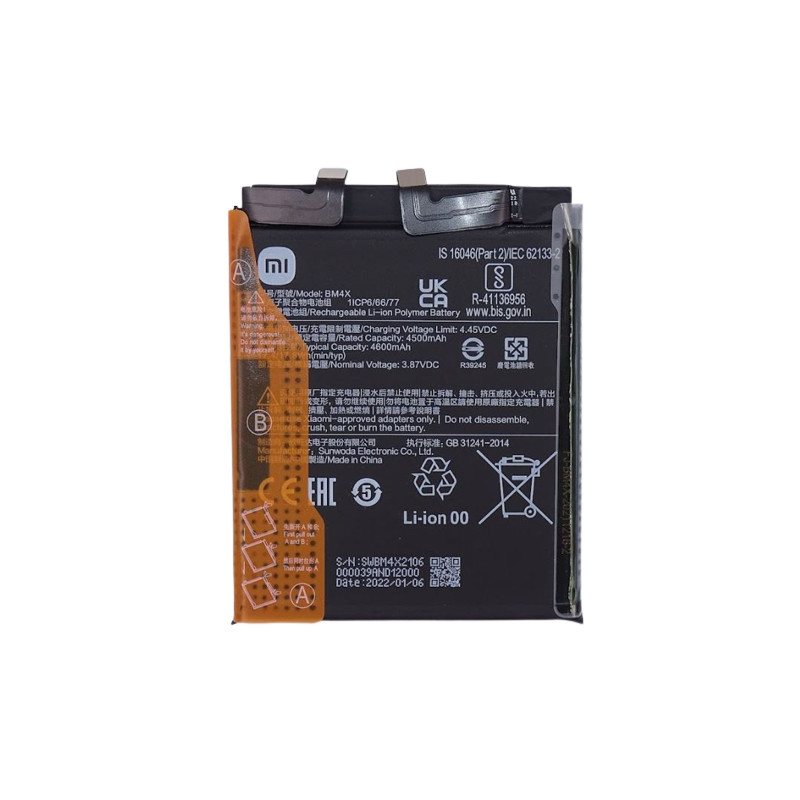 Batterie Xiaomi Mi 11 (BM4X) 4600mAh Origine Constructeur