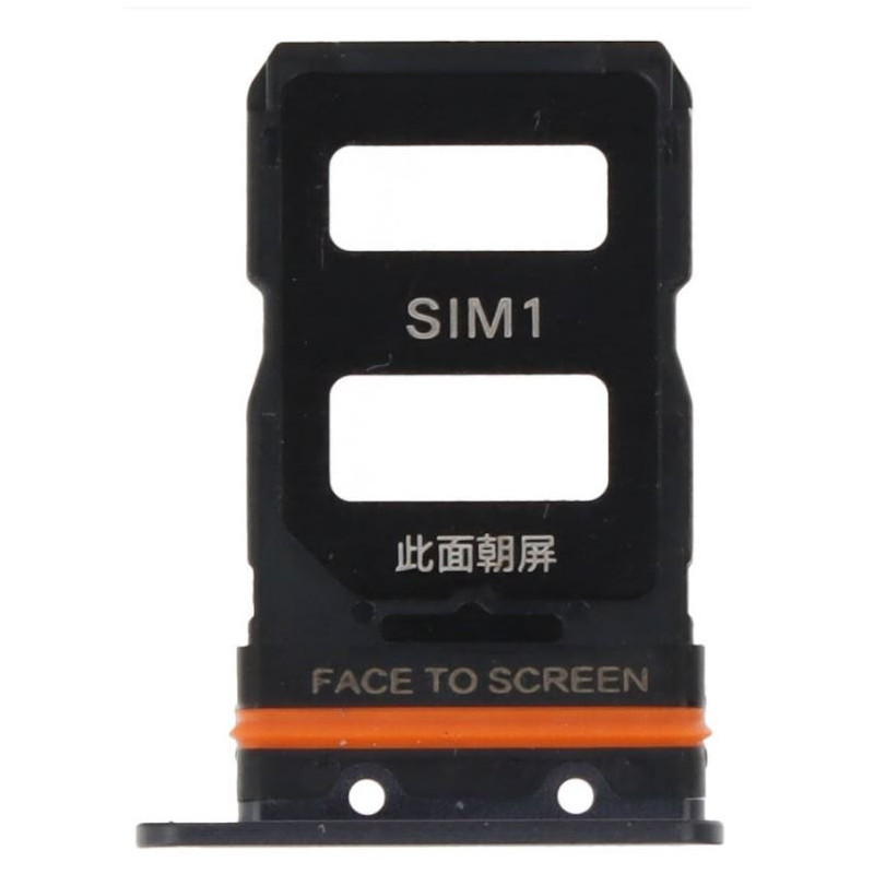Tiroir Sim Xiaomi 12 / 12X Dual Noir